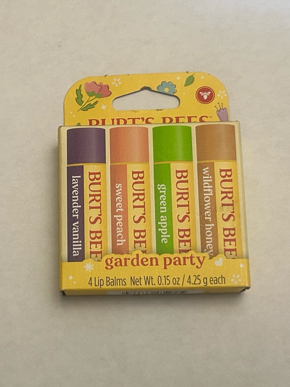 5/25$ item 🍓 Burt’s Bee’s four pack lip balm